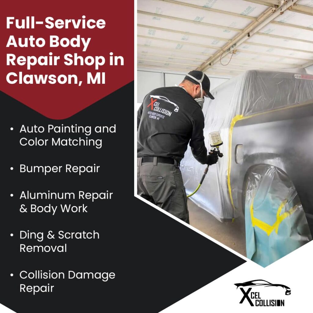Full-service Auto Body Repair Shop in Clawson, MI