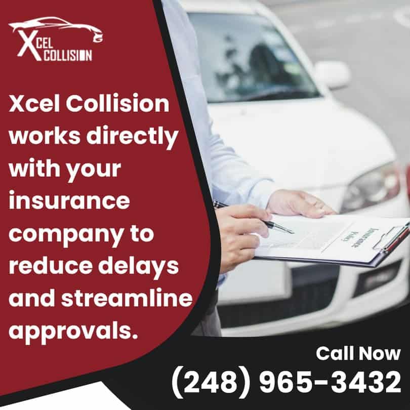 Xcel Collision working directly with Insurance Company