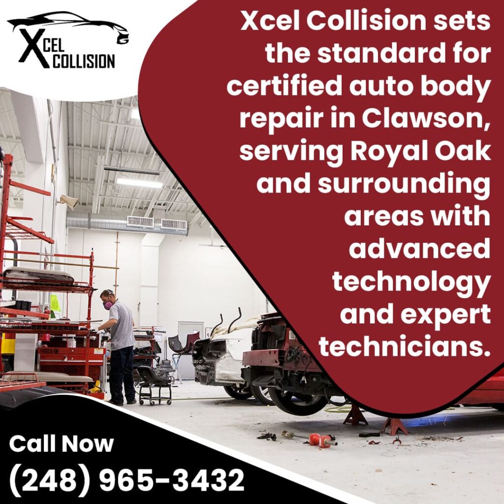 certified auto body repair in clawson