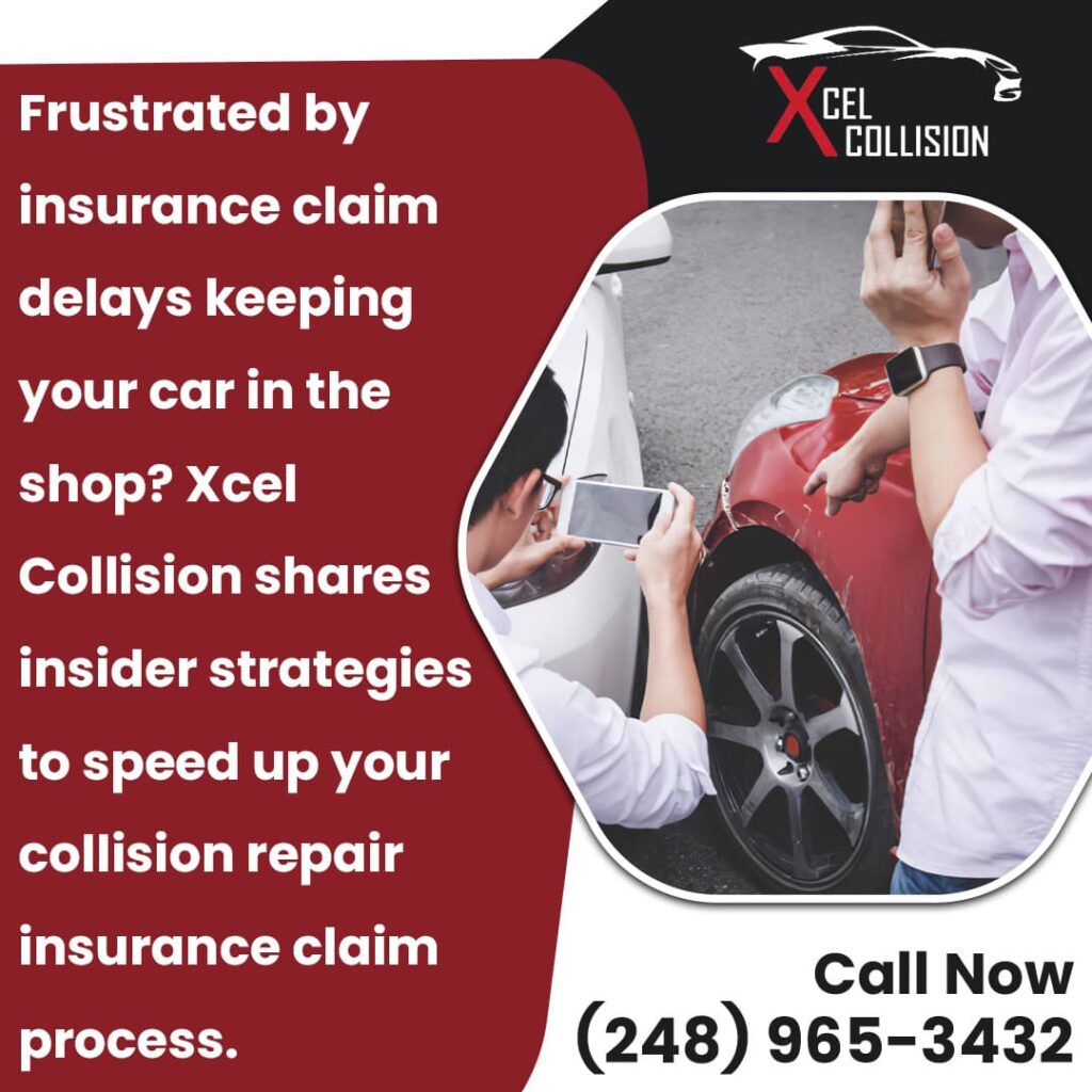 Collision repair insurance claim